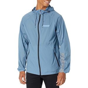 New GUESS Mens Hooded Windbreaker SZ XL